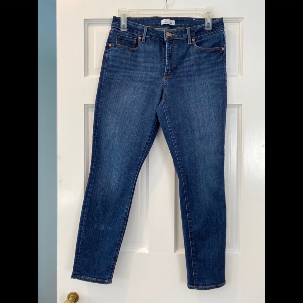 LOFT size 10 curvy skinny jeans